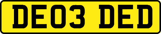 DE03DED