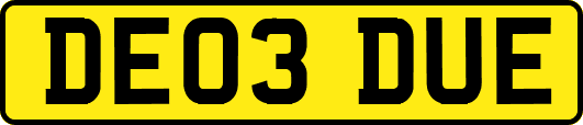 DE03DUE