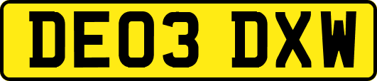 DE03DXW