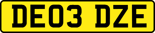 DE03DZE