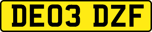 DE03DZF