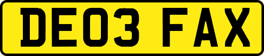 DE03FAX