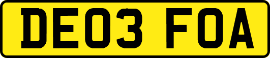DE03FOA