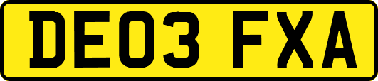 DE03FXA