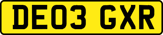 DE03GXR