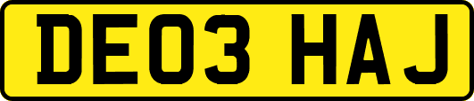 DE03HAJ
