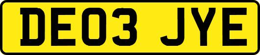 DE03JYE