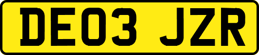 DE03JZR