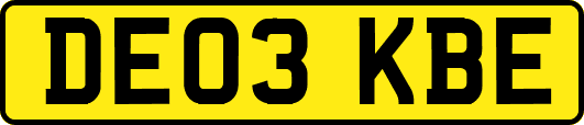 DE03KBE
