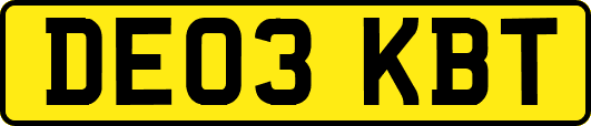 DE03KBT
