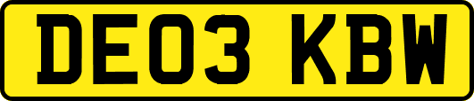 DE03KBW