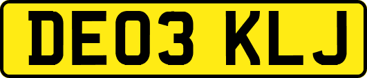 DE03KLJ