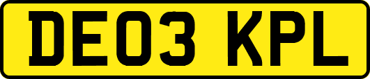 DE03KPL
