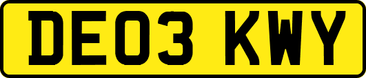 DE03KWY