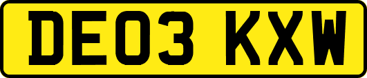 DE03KXW