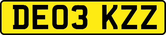 DE03KZZ