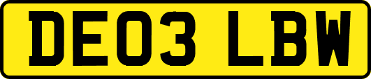 DE03LBW