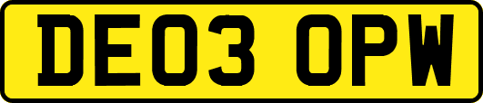 DE03OPW