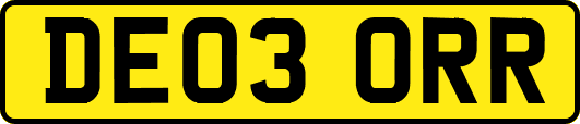 DE03ORR