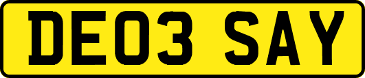 DE03SAY