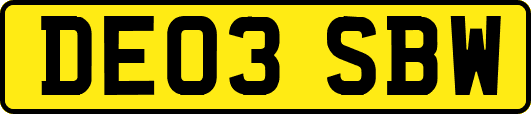 DE03SBW