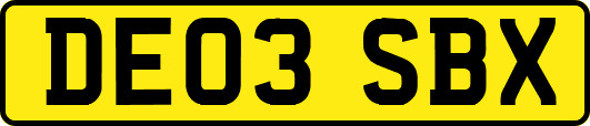 DE03SBX