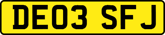 DE03SFJ