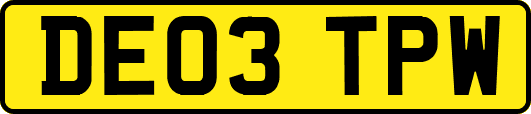 DE03TPW
