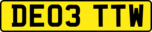 DE03TTW