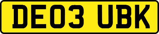 DE03UBK