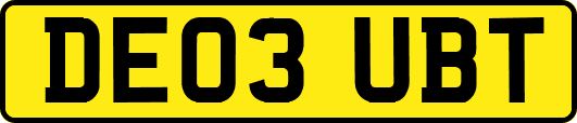DE03UBT