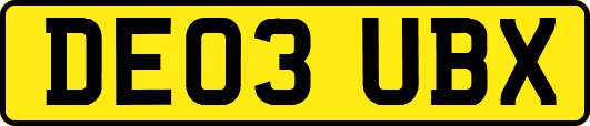 DE03UBX