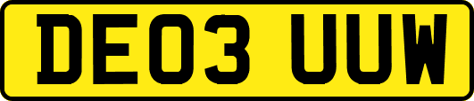 DE03UUW