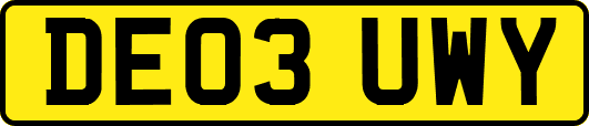 DE03UWY