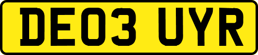 DE03UYR