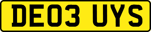 DE03UYS
