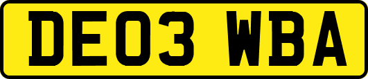 DE03WBA