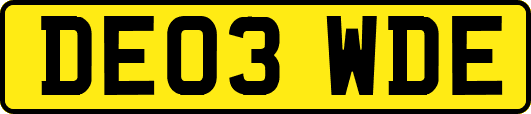 DE03WDE