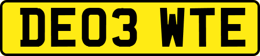DE03WTE