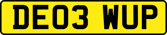 DE03WUP
