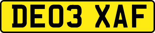 DE03XAF