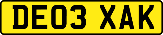 DE03XAK