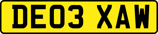 DE03XAW