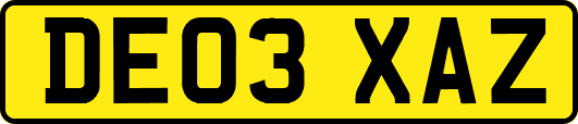 DE03XAZ