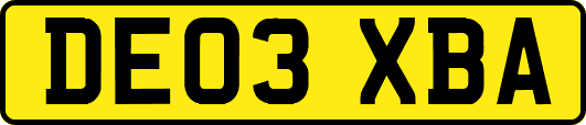 DE03XBA