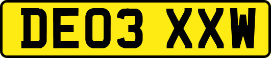 DE03XXW
