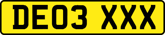 DE03XXX