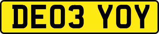 DE03YOY
