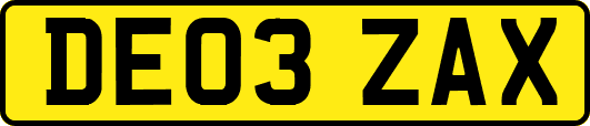 DE03ZAX