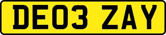 DE03ZAY